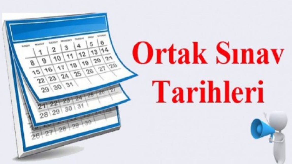 2025-2026 EĞİTİM ÖĞRETİM YILI 1. DÖNEM 1. ORTAK SINAV TAKVİMİ